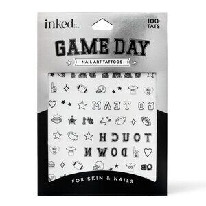 Football Game Day Victory Nail Art Tattoos 100+ Inked by Dani